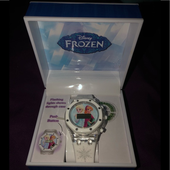 Disney Other - Disney frozen watch with flashing color lights.